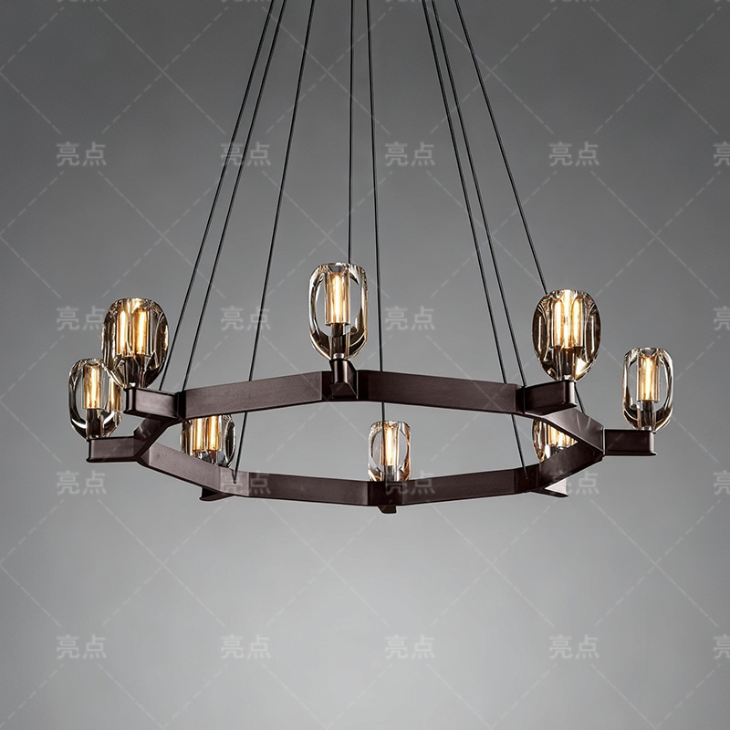 设计师新款现代简约餐厅客厅卧室吊灯酒店大堂宴会厅餐厅包间吊灯
