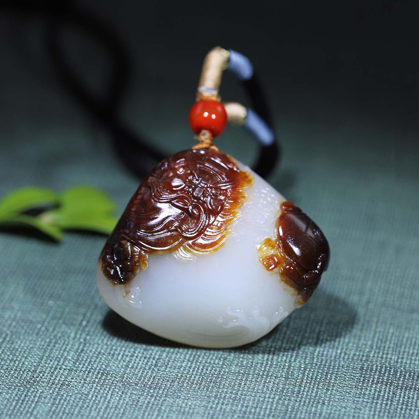 玉秀新疆和田玉钟馗吊坠男女款挂件苏工籽料雕刻羊脂玉定制带证书