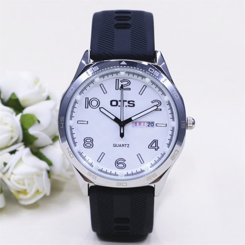 OTS复古大字星期日历表防水夜光