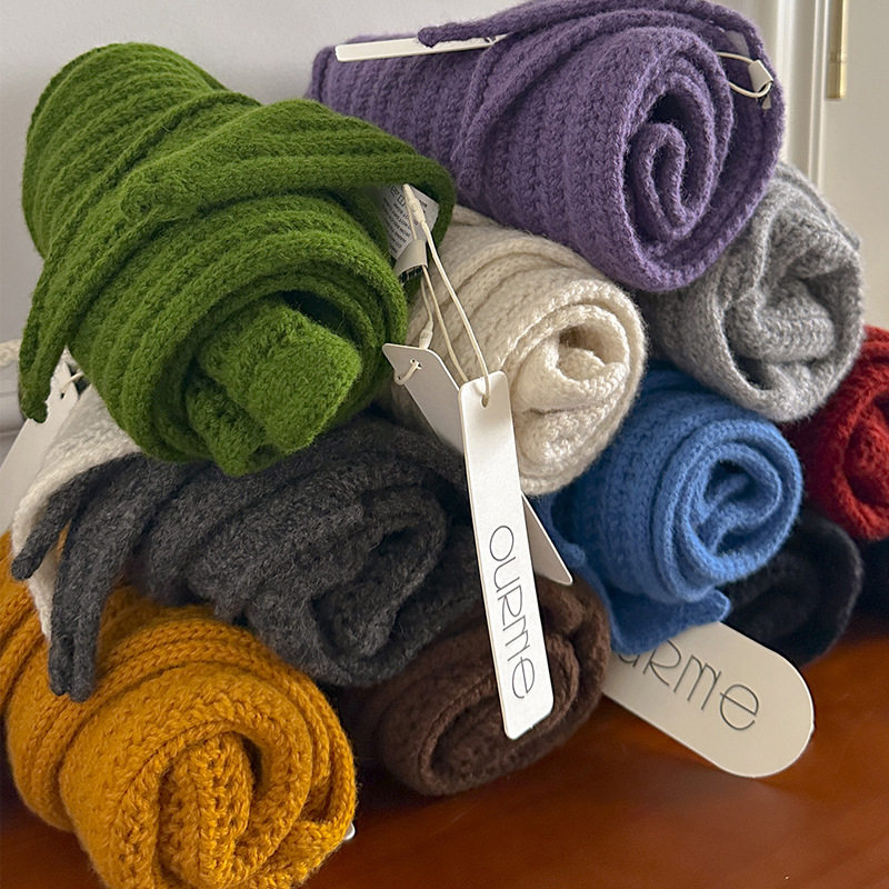 热销款秋冬100%澳洲羊毛针织披肩女高级感坎肩多功能围巾潮流