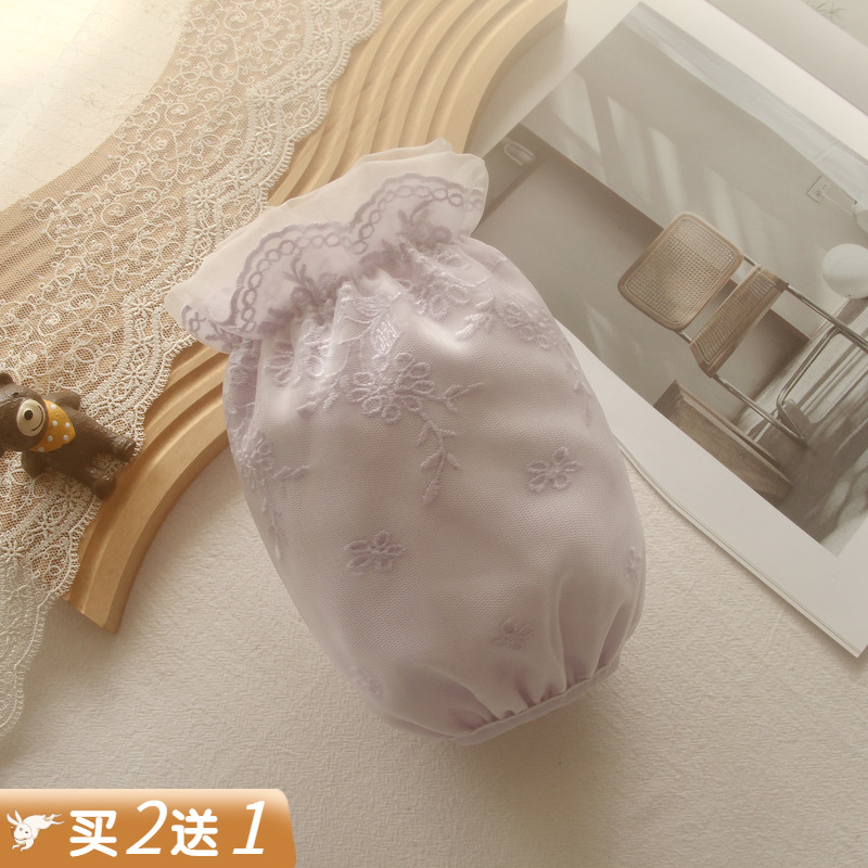 2025新款女士工作防污蕾丝袖套