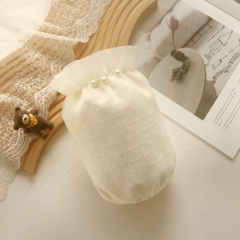 高颜值蕾丝袖套少女冬学生短款羽绒服防污套袖办公室时尚成人袖头