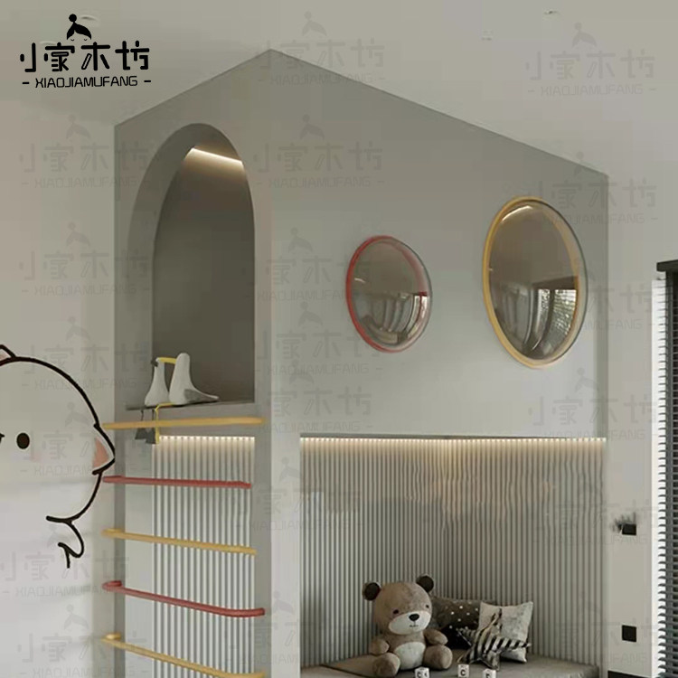 【小家木坊】创意树屋房子床个性简约儿童床上下铺子母床可定制