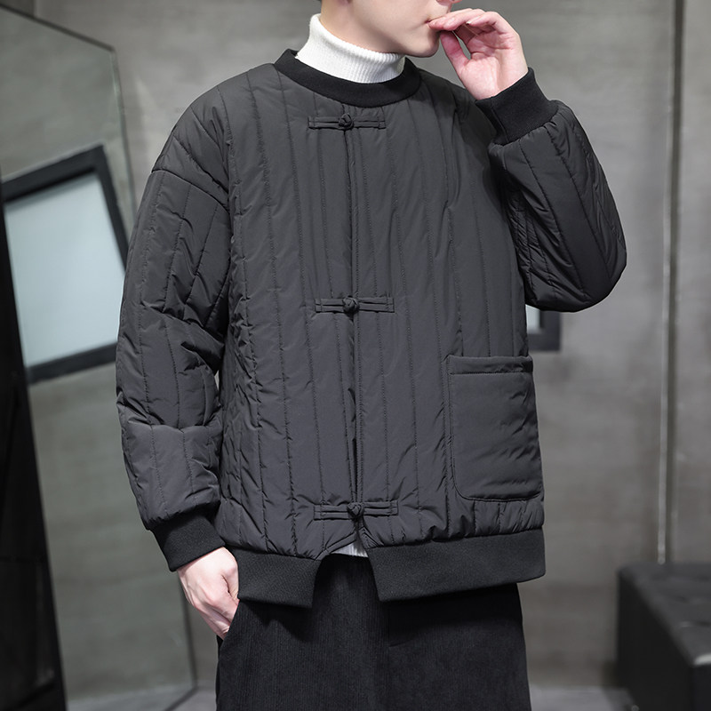 冬季风棉衣唐装加厚套头复古中式棉服外套男A118-MY2306P135,男装棉衣,电商A118