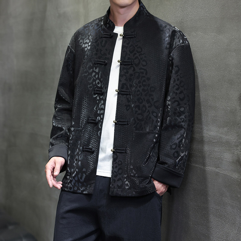2025春季风新中式夹克唐装汉服大码青年外套男A118-A8816P120,男装夹克,电商A118