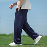 春夏风男装亚麻直筒裤大码新中式棉麻长裤休闲裤A118-K901P65，男装休闲裤，电商A118