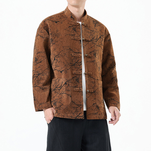 2025秋季风男装夹克新中式大码唐装汉服外套男A118-A8818P120图片