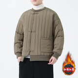 冬季风棉衣男装套头复古加厚卫衣唐装保暖外套MY2036-P135，男装棉衣，电商A118