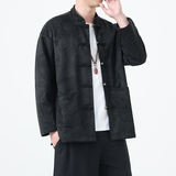 秋季风男装唐装汉服中式复古夹克大码印花外套A118-A8835P115，男装夹克，电商A118