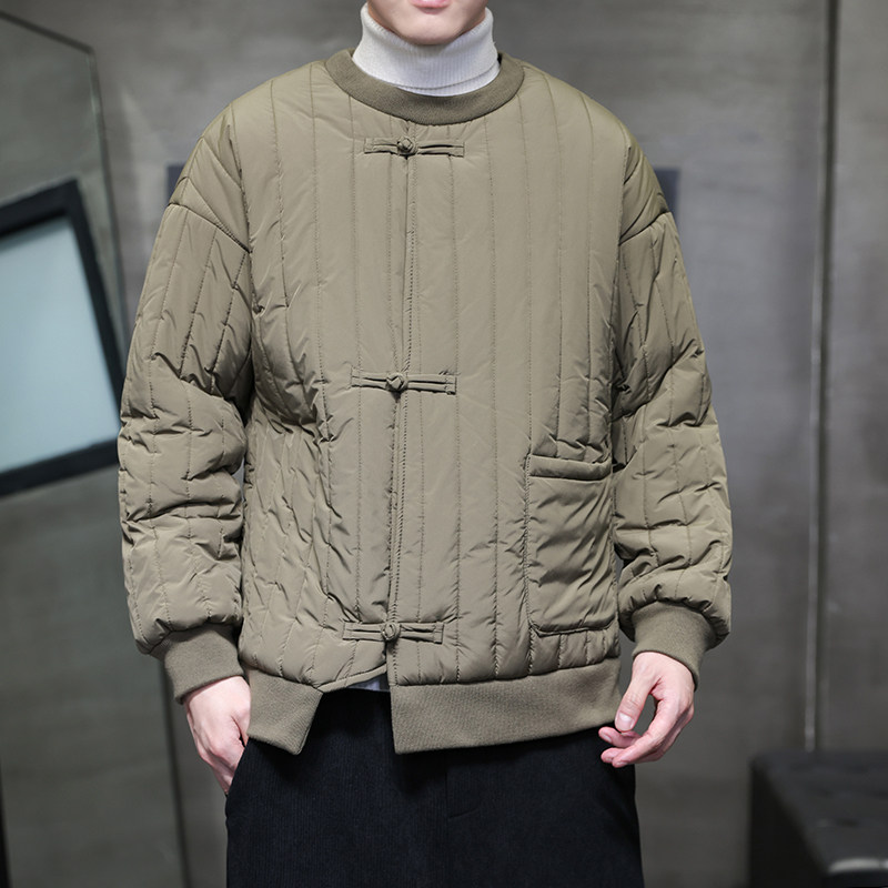 2025冬季风棉衣唐装加厚套头复古棉服外套男A118-MY2306P135,男装棉衣,电商A118