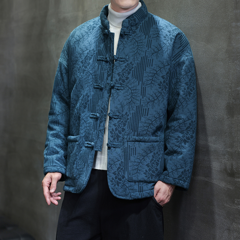 冬季风男装棉衣唐装加厚复古大码外套棉袄A118-MY6601P135，男装棉衣，电商A118