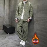 冬季风男装棉衣唐装中式复古大码灯芯绒棉袄TZ12-P205，男装棉衣，电商A118