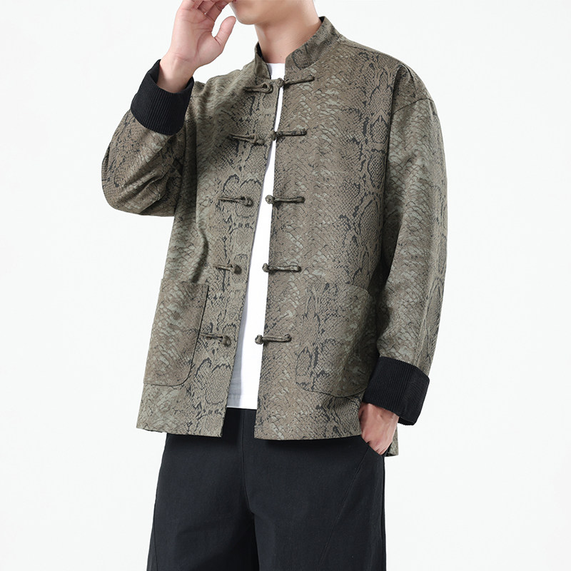 2025春季风男装夹克复古唐装青年汉服中式外套A118-A8821P120,男装夹克,电商A118