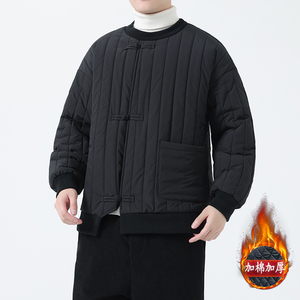 冬季风男装棉衣加厚套头卫衣唐装保暖复古外套MY2036-P135图片
