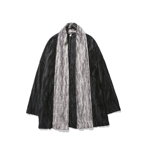 秋冬风男装汉服套装中式复古丝绒压皱唐装风衣TZ11-P140图片
