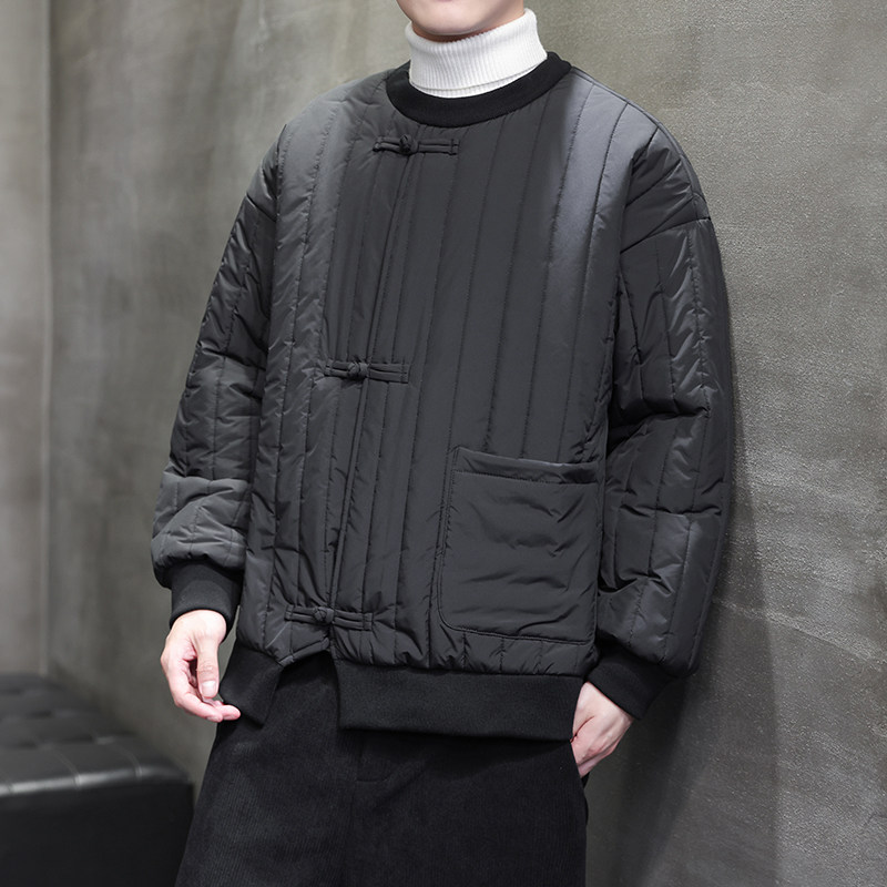 冬季风棉衣唐装加厚套头复古中式棉服外套男A118-MY2306P135,男装棉衣,电商A118