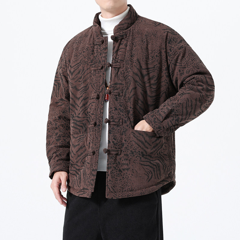 冬季风唐装棉衣中式复古大码保暖加厚外套男A118-MY6611P145,男装棉衣,电商A118