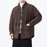 冬季风唐装棉衣中式复古大码保暖加厚外套男A118-MY6611P145，男装棉衣，电商A118