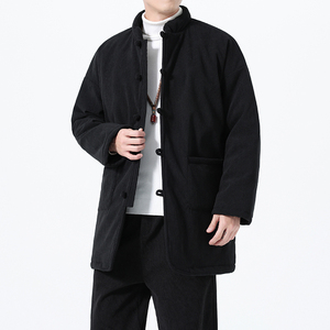 冬季风唐装棉衣大码复古中式保暖加厚外套男A118-MY6609P165图片