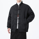 90%白鸭绒冬季风唐装男士复古保暖羽绒服外套A118-YR206P245，男装羽绒服，电商A118