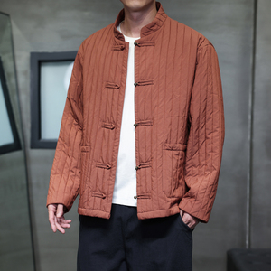 2025春季风中式夹克唐装汉服条纹大码青年外套A118-A8812P115图片