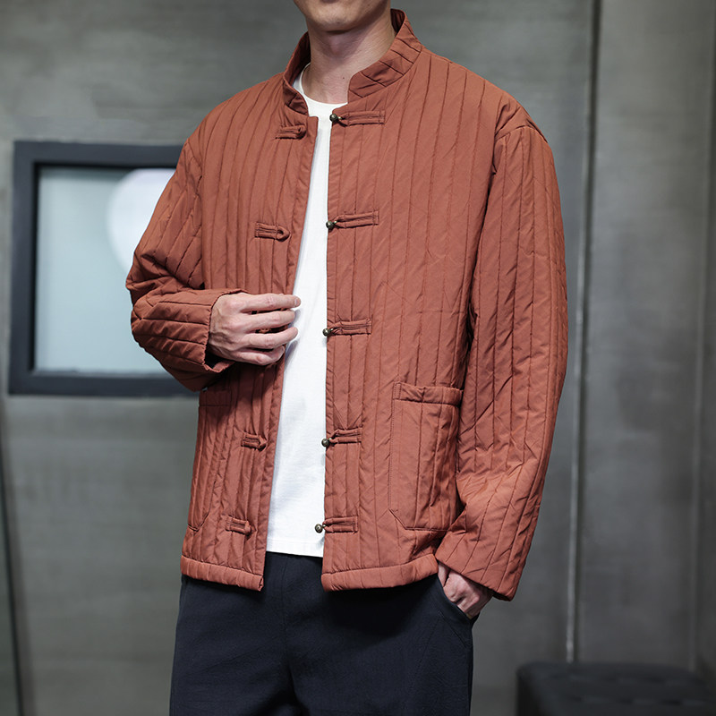 2025春季风中式夹克唐装汉服条纹大码青年外套A118-A8812P115,男装夹克,电商A118