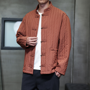 2025春季风中式夹克唐装汉服条纹大码青年外套A118-A8812P115