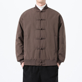 90%白鸭绒冬季风唐装汉服男士复古羽绒服外套A118-YR206P245，男装羽绒服，电商A118