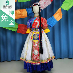 快乐阳光演唱《泸沽湖的普米妹》服装租赁女童哈尼纳西普米族盛装