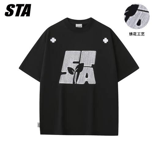 STAGJDP新疆棉宽松短袖T恤