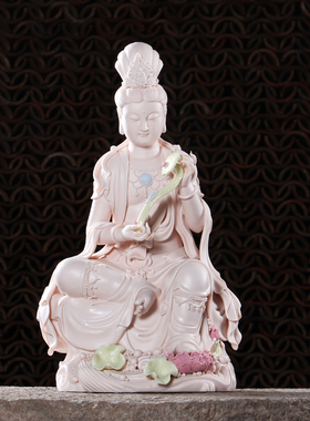 如意陶瓷佛像供奉镇宅软装饰品