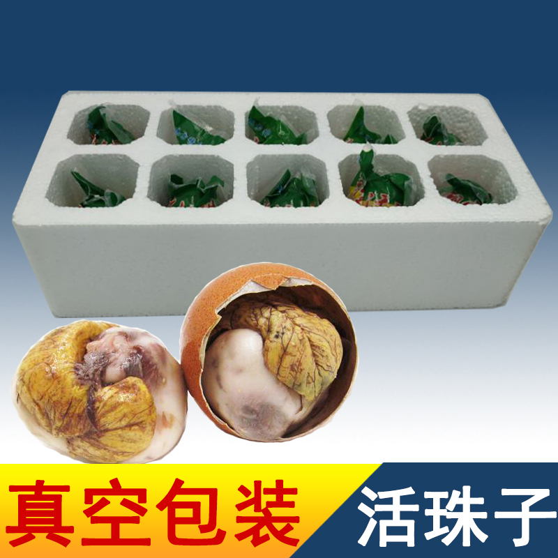 10只活珠子真空包装熟13天营养鸡胚蛋熟喜蛋非毛鸡蛋旺鸡蛋凤凰蛋
