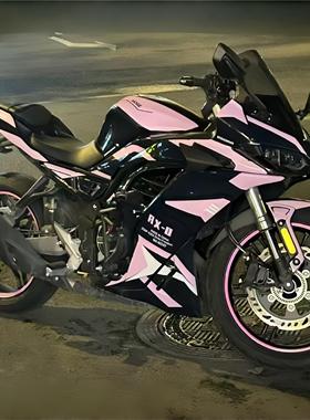 适用无极250RR改装全车贴花版画 隆鑫无极车身贴纸拉花装饰可定制