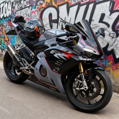 适用张雪500RR全车身版画贴纸