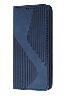 纯色蓝适用IPhone17/16/15/14/13/12/11promax/Plus苹果翻盖手机壳Mini/Se/Air皮套防摔保护套电话壳