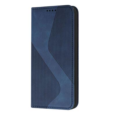 纯色蓝适用IPhone17/16/15/14/13/12/11promax/Plus苹果翻盖手机壳Mini/Se/Air皮套防摔保护套电话壳