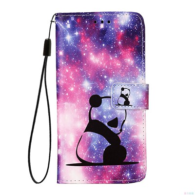 熊猫宝宝适用GalaxyA07/A17/A27/A37/A57/A06/A16/A26/A36/A56 5G三星翻盖手机壳A15/A25/A35/A55 皮套电话壳