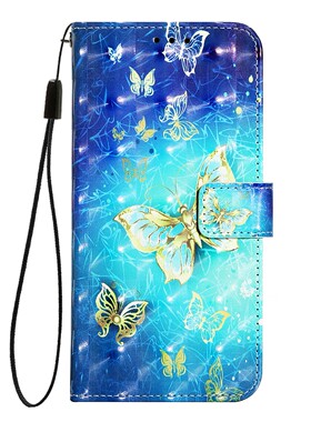 金蝴蝶适用GalaxyS26/S25/S24/S23/S22/S21/S20 ULTRA/Plus+/FE三星翻盖手机壳S10/S9/S8皮套电话壳