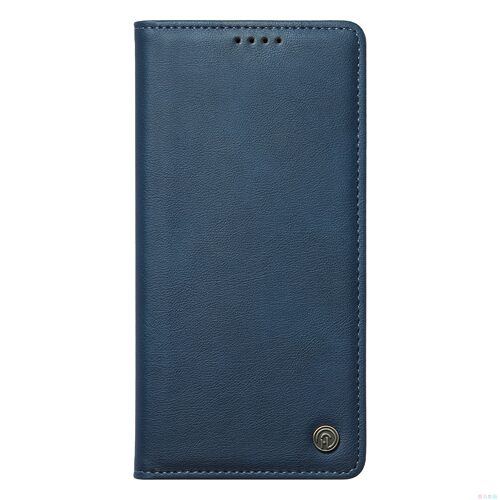 纯色蓝适用GalaxyS26/S25/S24/S23/S22/S21/S20 ULTRA/Plus+/FE三星翻盖手机壳防盗刷S10/S9/S8皮套壳