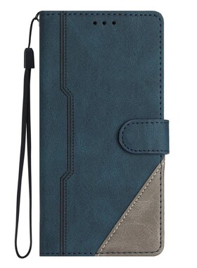 奢华蓝适用Galaxy A11/A21/A31/A41/A51 三星翻盖手机壳A71/A81/A91 S/E皮套防摔保护套男女电话壳