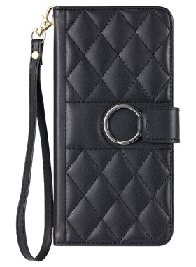 环扣黑适用GalaxyA07/A17/A37/A06/A16/A26/A36/A56 5G三星翻盖手机壳A15/A25/A35/A55 皮套电话壳