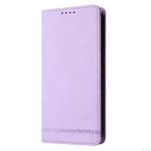 S25 S24 S21 ULTRA S20 S23 浅紫色适用GalaxyS26 S8皮套壳 Plus FE防盗刷三星翻盖手机壳S10 S22
