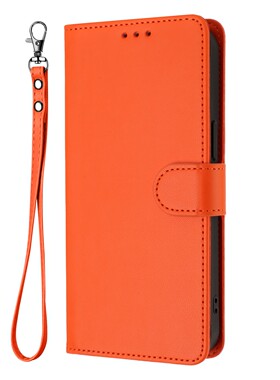 橙色适用GalaxyA07/A17/A37/A57/A06/A16/A26/A36/A56 5G三星翻盖手机壳A15/A25/A35/A55 皮套电话壳