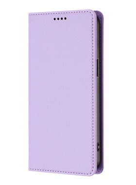 浅紫色适用GalaxyA07/A17/A37/A57/A06/A16/A26/A36/A56 5G防盗刷三星翻盖手机壳A15/A25/A35/A55 皮套电话壳