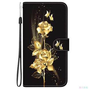 金玫瑰适用IPhone16/15/14/13/12/11promax/Plus苹果翻盖手机壳Mini/Se/X/XR/XS/8皮套防摔保护套电话壳