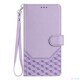A56 5G三星翻盖手机壳A15 A35 蜂巢浅紫适用GalaxyA16 A25 A36 A14 A55 A26 A34 A54皮套防摔保护套电话壳