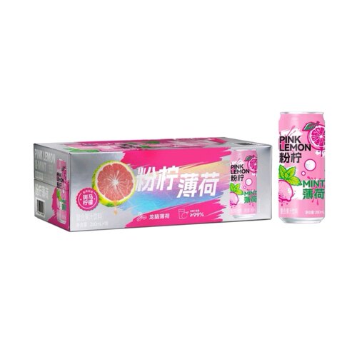 山姆代购drinksba粉柠薄荷复合果汁饮料260ml酸甜清凉休闲饮品