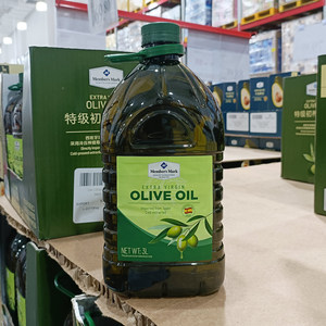 山姆MM西班牙进口特级初榨橄榄油3L冷榨0反式脂肪酸凉拌沙拉油