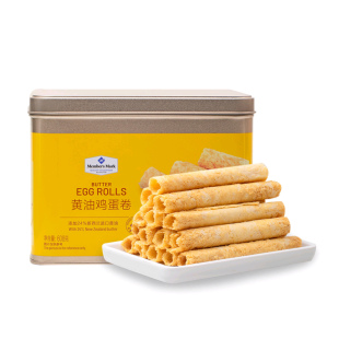 山姆会员超市代购黄油鸡蛋卷608g铁罐装港式酥脆奶香下午茶糕点心
