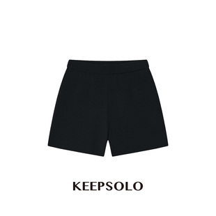KeepSolo「百搭单品」丝麻凉感骑行短裤26SS034